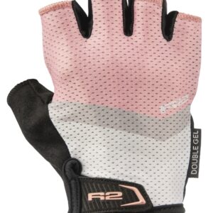 R2 OMBRA ATR57D női kerékpáros kesztyű – rózsaszín-fehér-szürke (L)